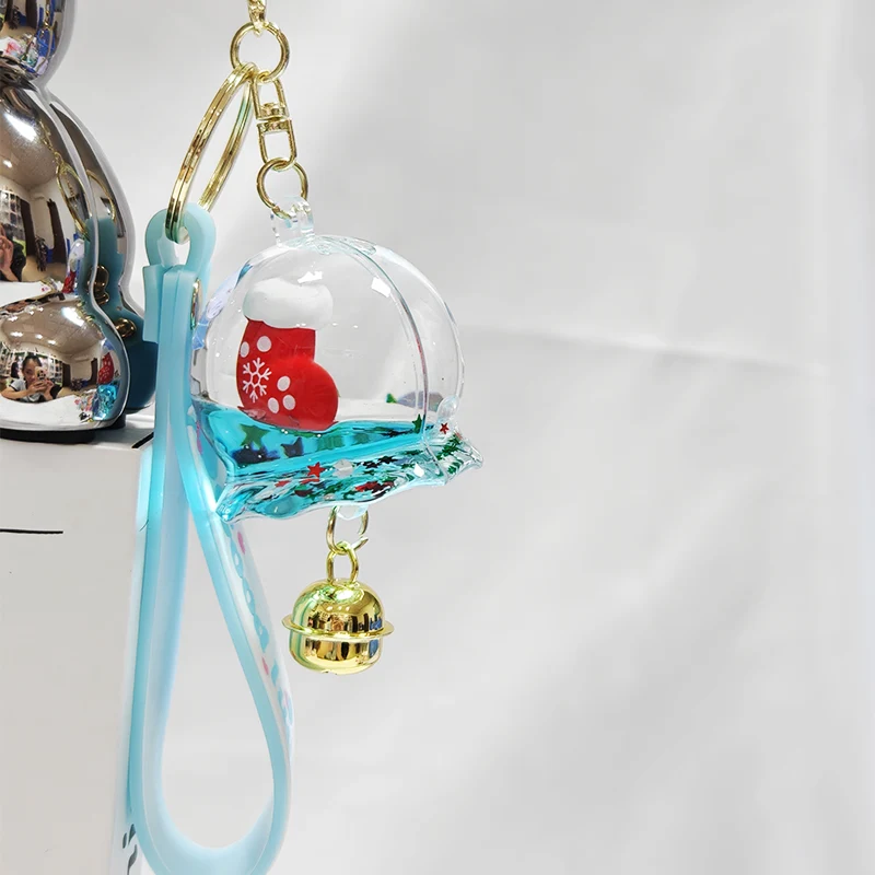 Wind Chime Liquid Keychain