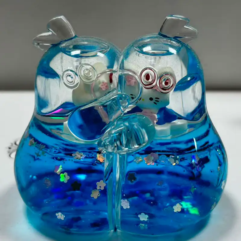 Decorazione da scrivania liquida che non si separa mai