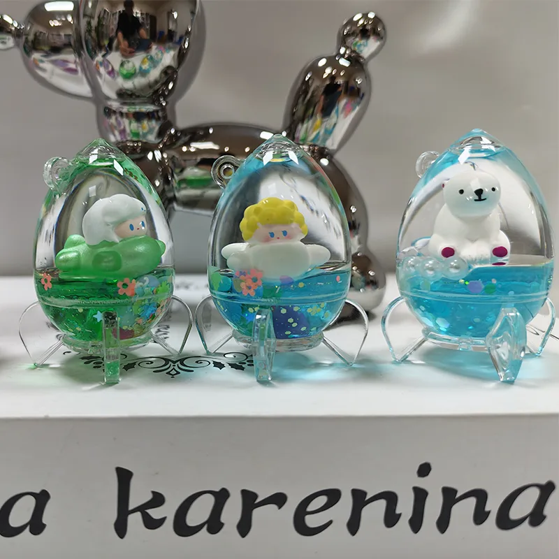 Portachiavi liquido razzo